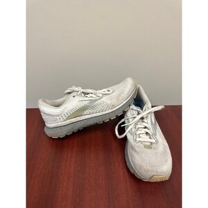 Brooks Glycerin 18 White/Grey Women’s Size 9.5 Medium B Running Shoes No Insoles